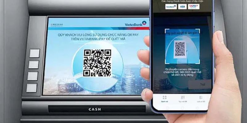 Các bước thực hiện rút tiền